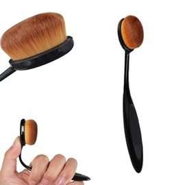 Mapperz Make Up Foundation Powder Concealer Oval Blending Blush Brush (pack of 1)
