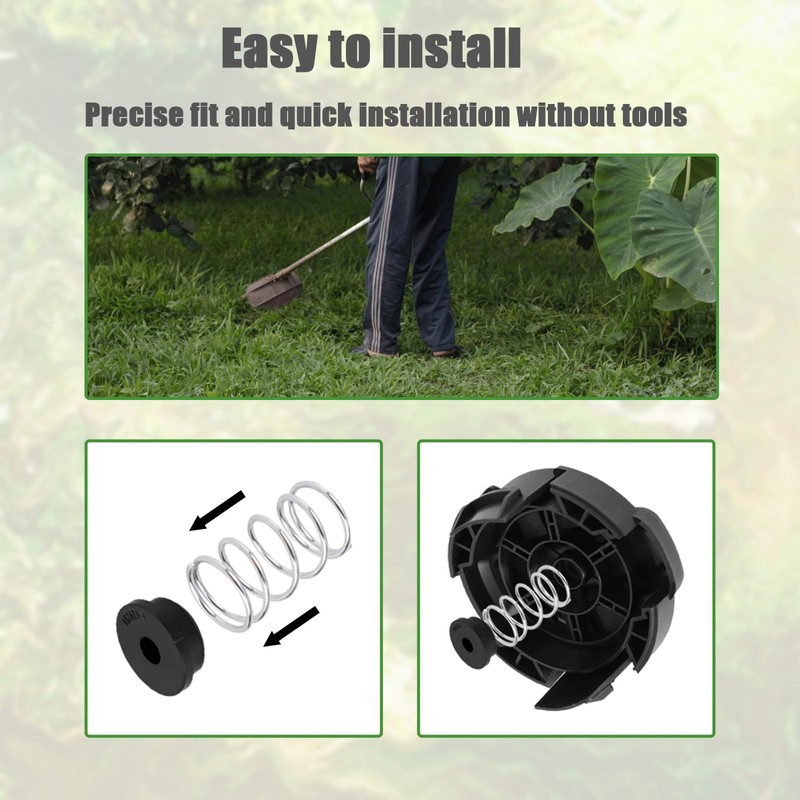 Lyreh 2pcs DWO1DT995 String Weed Trimmer Head Cap Replacement, with