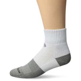 INCREDIWEAR Quarter Active Socks, White, Small, 0.03 Pound