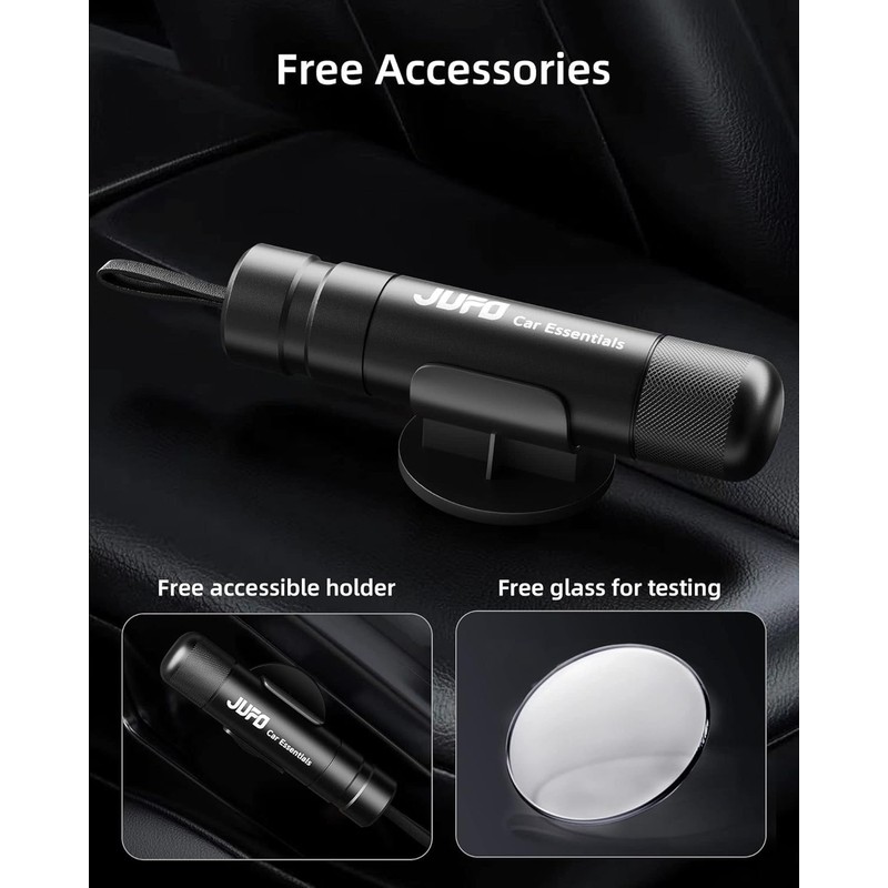 JUFO 3 packs Car Escape Tool with Seat Belt Cutter