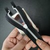 Mizeer Zipper Jig Tool, Stainess Steel Zipper Installing Tool, Easy
