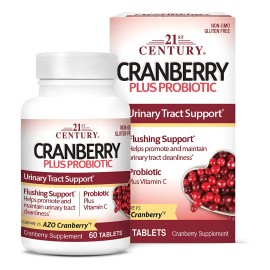 21st Century Cranberry Plus Probiotic Comprimidos 60 Piezas Arndano