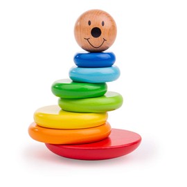 Tidlo Wooden Magnetic Wobbly Stacker