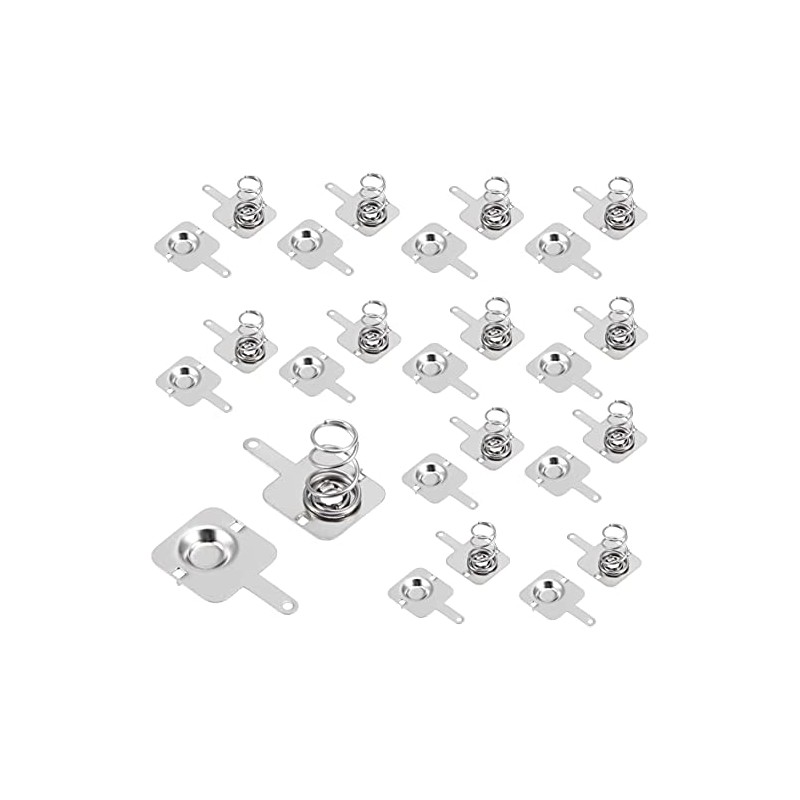 Cutelec 20Pairs Battery Springs AA Battery Negative to Positive Conversion