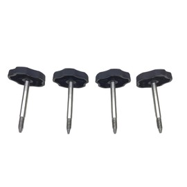 4 PCS Soft Top Window Frame Knob Door Surround Knob with Pin Compatible with Jeep Wrangler TJ 1997 to 2006