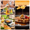 Modixun 4-Pack 285ml Clear Honey Bottles, Refillable Honey Container, Squeeze