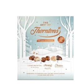 Thorntonss The Best of Thorntonss Advent Calendar 258g- Christmas Advent Calendar 2024 with a Thank You Sticker
