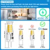 Lacnooe G4 LED Bulb 3W Equivalent to 20W-25W T3 JC
