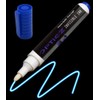 Opticz UV Blacklight Reactive Large Tip Invisible Ink Marker, Blue