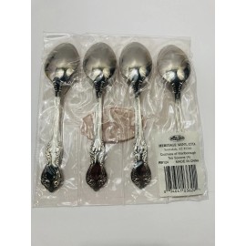 REED & BARTON Duchess of Marlborough 18/10 Stainless Flatware Tea Spoons (4)