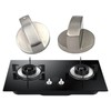 Liujiami 2 Pcs Gas Stove Knobs - Cooker Knob Replacement
