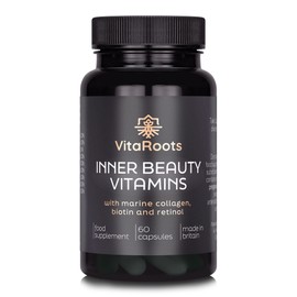 Inner Beauty Vitamins, with Marine Collagen, Retinol and Biotin