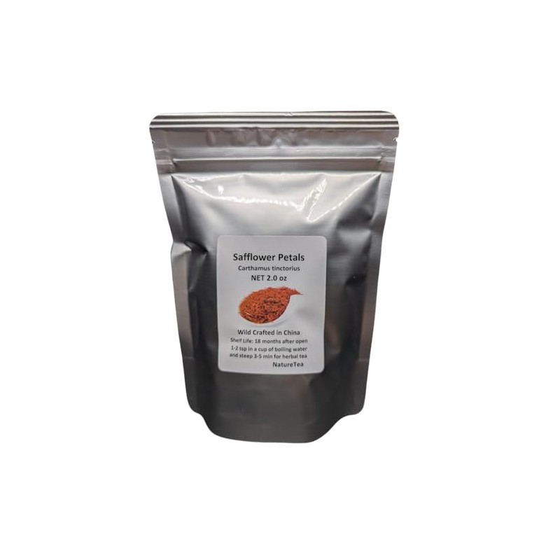 Safflower petals - Carthamus tinctorius Dried Loose petals from 100%