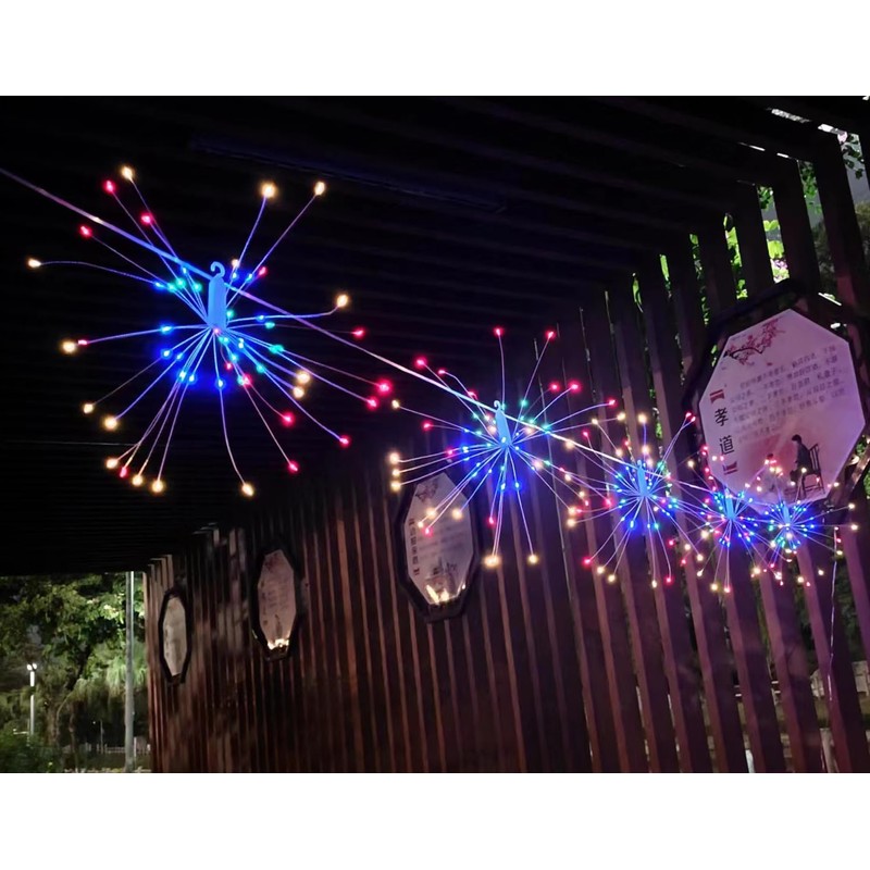 Dreamworth Remote Firework Copper Wire Lights, 10 Connection Total 600