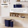InnJoey Bathroom Accessories Set - 10PC Bathroom Sets, Navy Blue