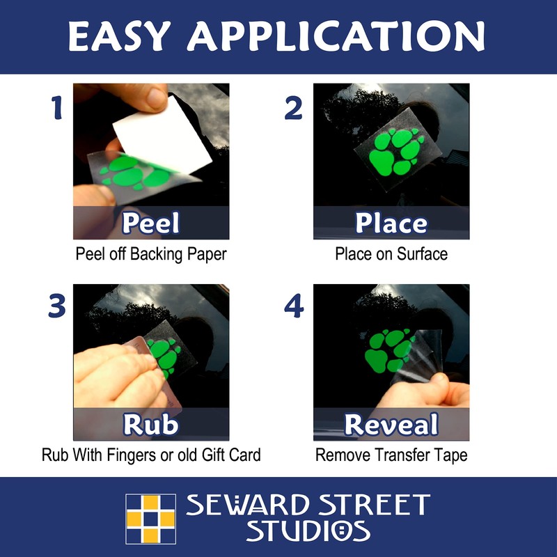 Reflective Decals Flames Set – Retro Fire Safety Sticker Kit