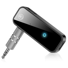 Car BT 5.0 Receiver 3.5mm Stable 100Mbps Transmission 11yd Distance BT AUX Adapter for Home Vehicle Office