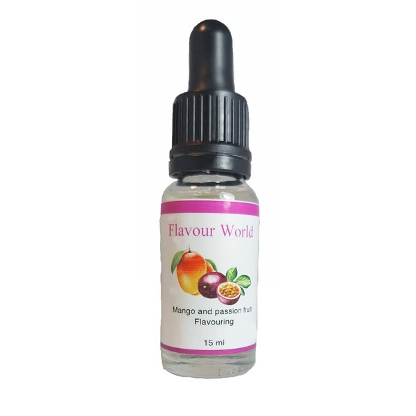 Flavour World High Strength Food Flavouring concentrate with pipette dropper