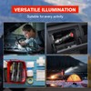 LETMY LED Tactical Flashlight S2000 [4 Pack] - High Lumens,