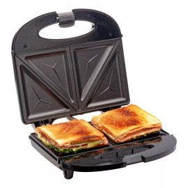 Timco Sandwichera Para 2 Piezas Placas Antiadherente Timco Sa-811 Color Negro