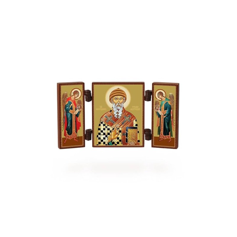 NClaus - Saint Spyridon - Christian icon - travel altar