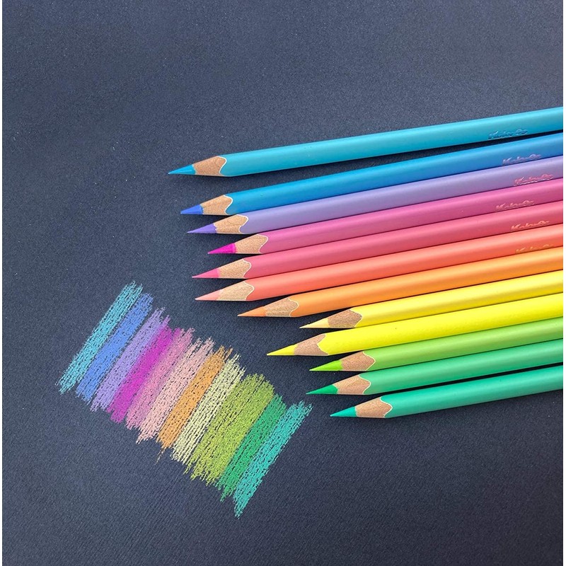 Kores Kolores 24 Pastel Colouring Pencils