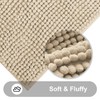 smiry Non Slip Chenille Bath Mat, Extra Soft Bathroom Mat,