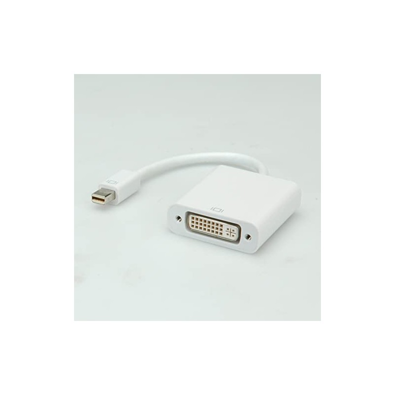 Roline DisplayPort-DVI Mini Adapter, MINI DP ST - DVI BU