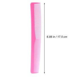 Ipetboom 1pcs Hair Combs Black- Pocket for Women and Men Fine Dressing Comb Hotel Hair Combs Plastic Parting Teasing