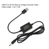 1.2m USB 5V to DC 8V Voltage Booster Cable Step