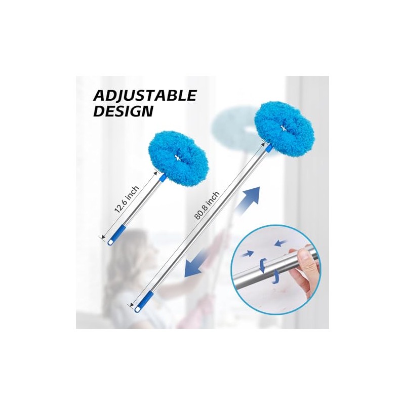 DRQ Ceiling Fan Cleaner Duster with Extension Pole