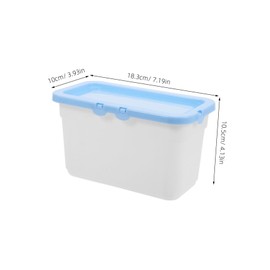 SAFIGLE Laundry Powder Storage Box with Lid Capacity Laundry Organizer for Dryer Versatile Storage for Home Bathroom
