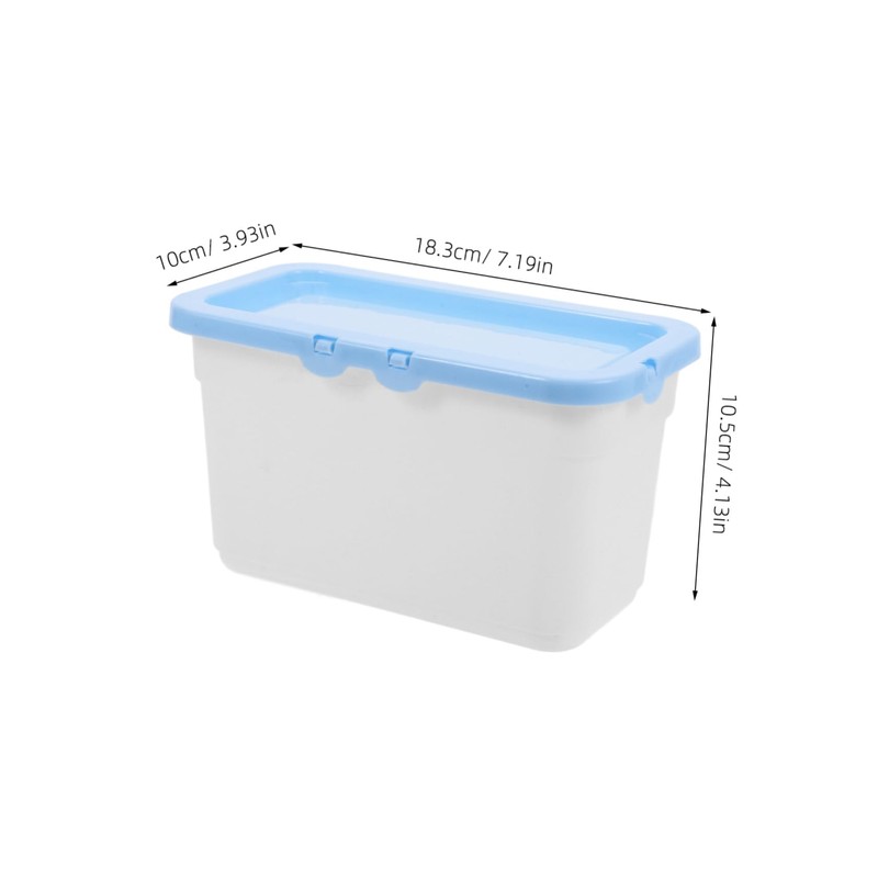 SAFIGLE Laundry Powder Storage Box with Lid Capacity Laundry Organizer