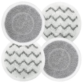 Zafolia Upgraded 4-Pack S7000 Pads Replacement Steam Mop Pads Compatible with Shark S7000AMZ S7001 S7001TGT S7000 Series Mop Pads, Steam & Scrub All-in-One Scrubbing
