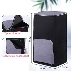 Shopping Cart Replacement Bag, Trolley Waterproof Spare Bag, with Side Pockets and Front Pocket, Storage Bag 43L, 4 Colors (Color : B)