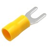 Baomain Insulated Fork Spade Wire Connector Electrical Crimp Terminal SV5.5-4