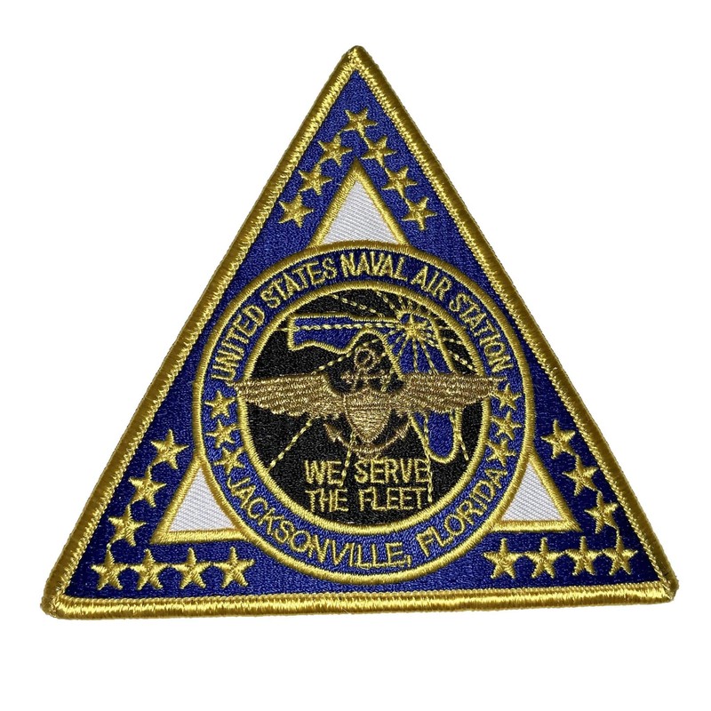 Squadron Nostalgia LLC NAS Jacksonville Patch – Sew On, 4"