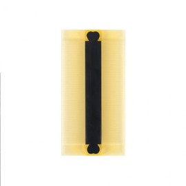 Classic Daily Fine-toothed Comb 10-set Clear