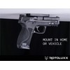 ROTOLUXX Magnetic Quickdraw Gun Pistol Mount Holder Pair - for