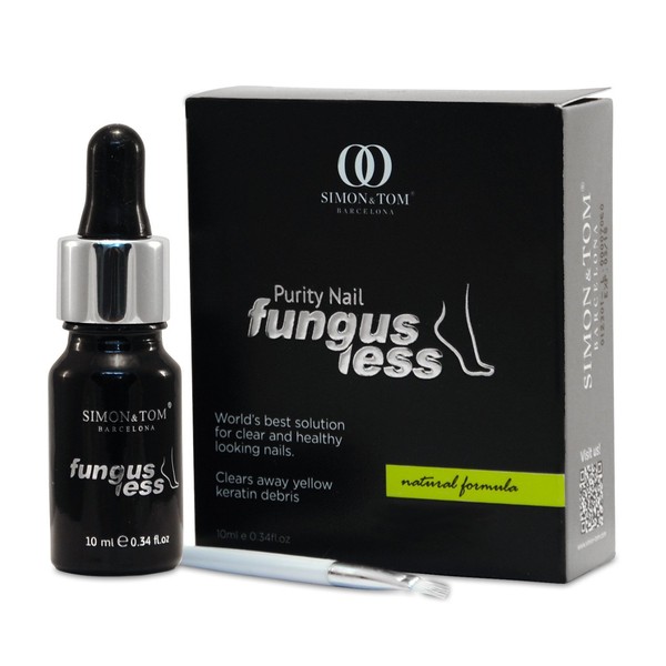 Simon&Tom Original Fungus Less - 10ml - Eliminates Nail Fungus - Promotes nail growth - 100% Natural formula - Vegan product - Made in Spain