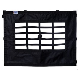 Dura-Tech Slow Feed Attachment Corner Floor Hay Rack Cover | Color Black |Transforms Hay Racks into Slow Feeders | Durable Design | Sawdust Blocker | Elastic Webbing for Easy Feed Access