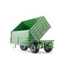 siku 1953 John Deere Tractor with Trailer, 1:50, Metal/Plastic, Green,