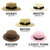 CLARAH wh170312201 Women's Straw Hat, Cankan Hat, Folding, Sun Protection,