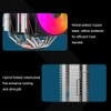 SAMA A60L Dual Tower CPU Air Cooler, 6 Heat Pipes,