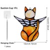 Angel Cat Memorial Ornament, Acrylic Window Hanging Decoration for Cat