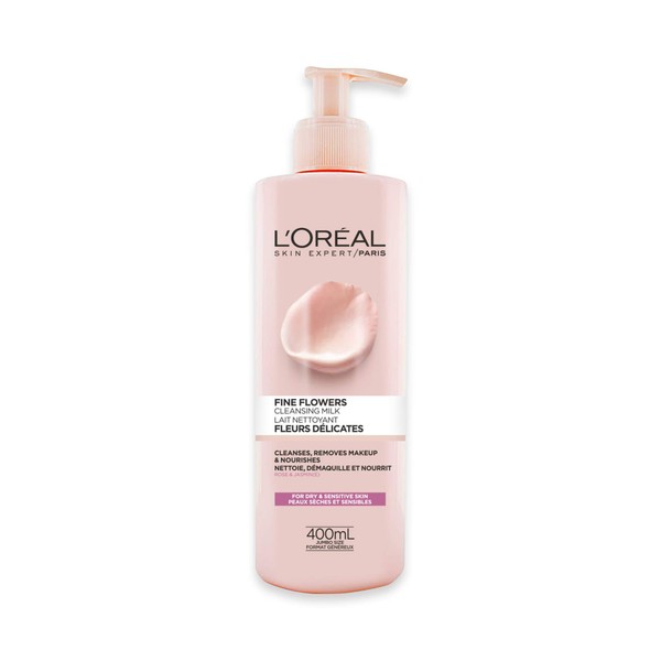 L'Oréal Paris Face Wash Fine Flowers Cleansing Milk with Rose