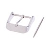 Baoblaze Silver Polished Shoulders Clasp Tongue Buckle Watch Band Accessories