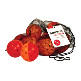 GAMMA Two Tone Recreation Training Outdoor Pickleball 12/Pk