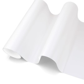 Matte Pearl White to White Car Vinyl Wrap Self Adhesive Sticker Decal Sheet with Air Release Channel 4"x8" (10cmx20cm) Sample