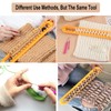 HZXMKB Knitting Loom Set Craft Kit Tools, with Hook and